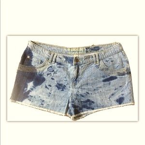Mossimo 17 Jean Shorts Dark Denim Wash